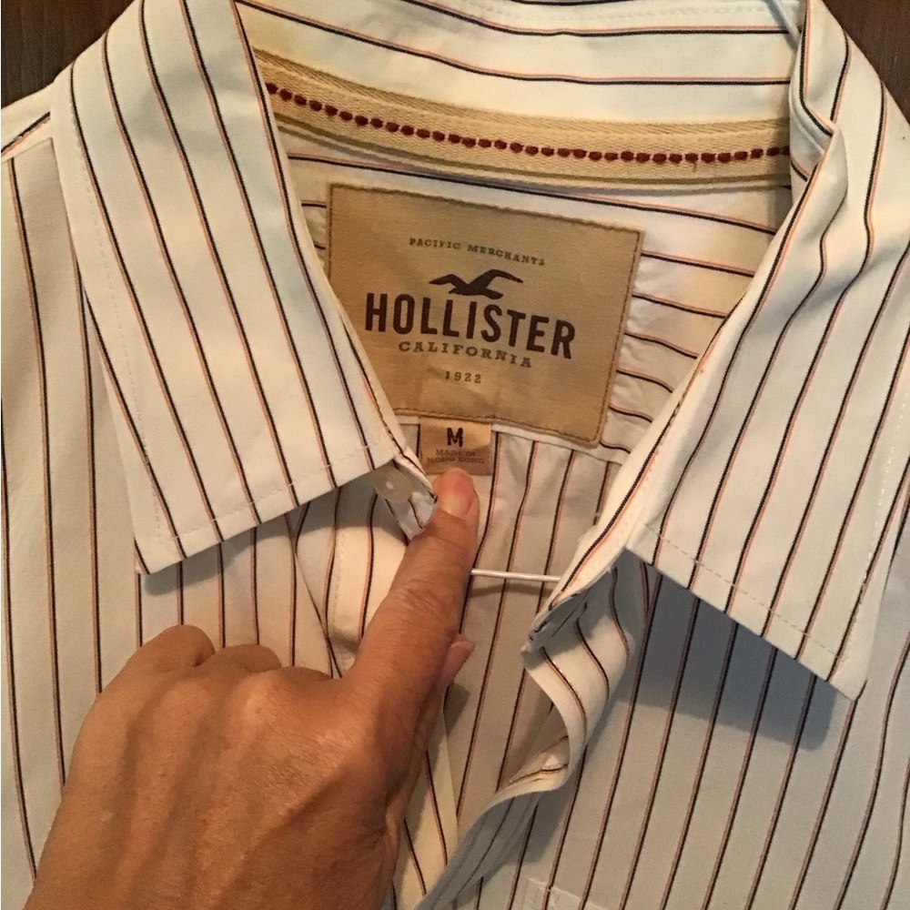 HOLLISTER Dress/Casual, Collared, Button Shirt - (M)edium